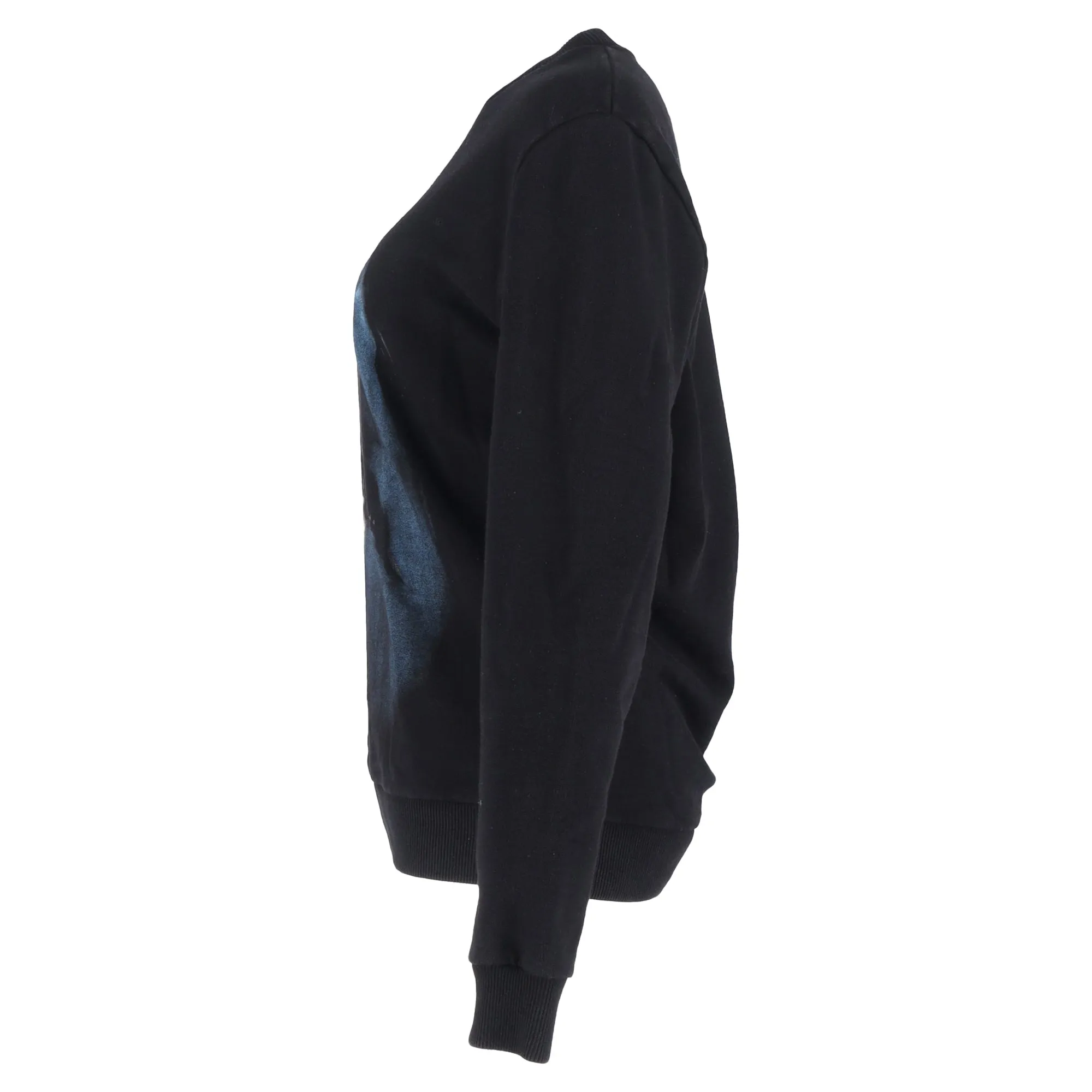 Givenchy Shark Printed Crewneck Sweater in Black Cotton