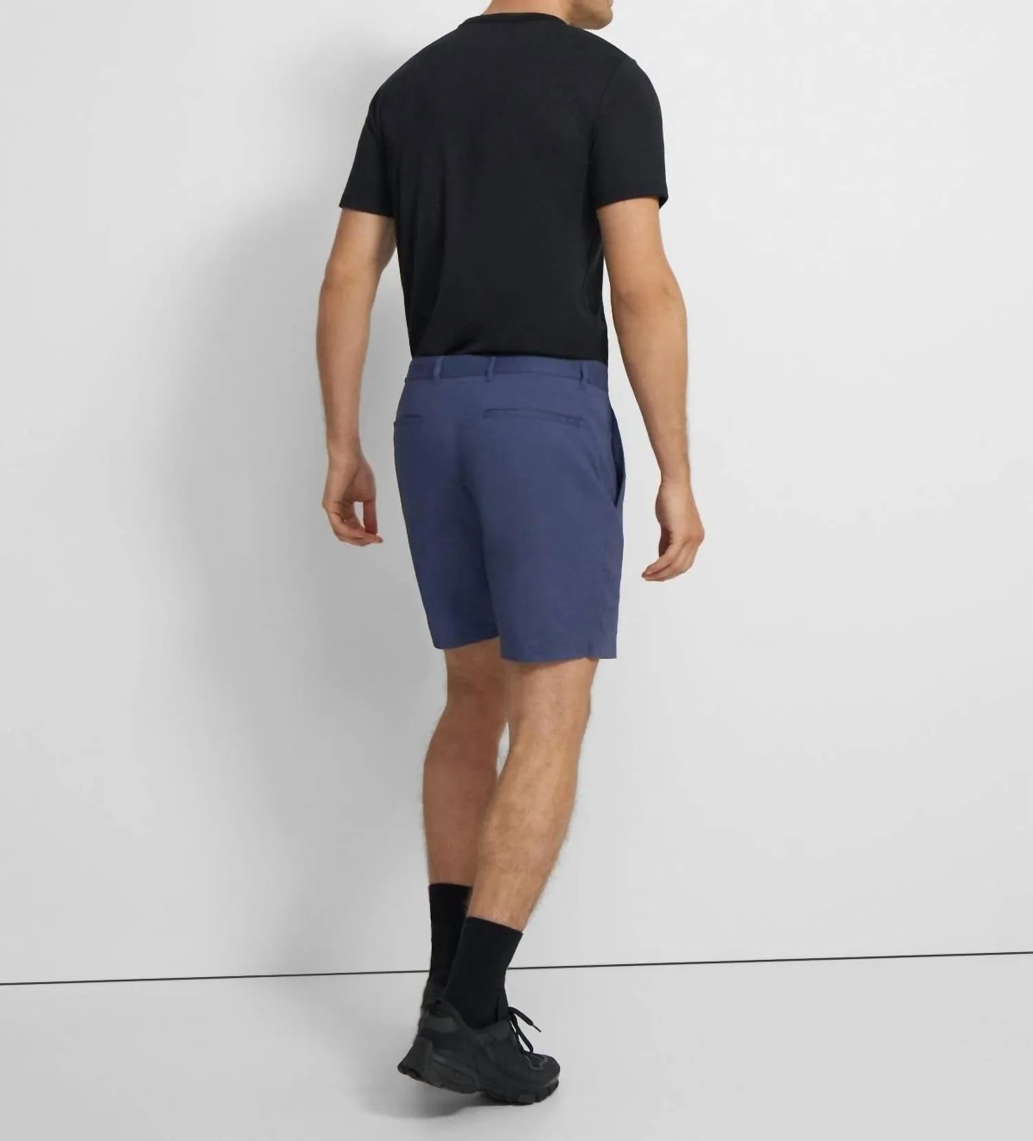Good Linen Curtis Shorts In Sargasso