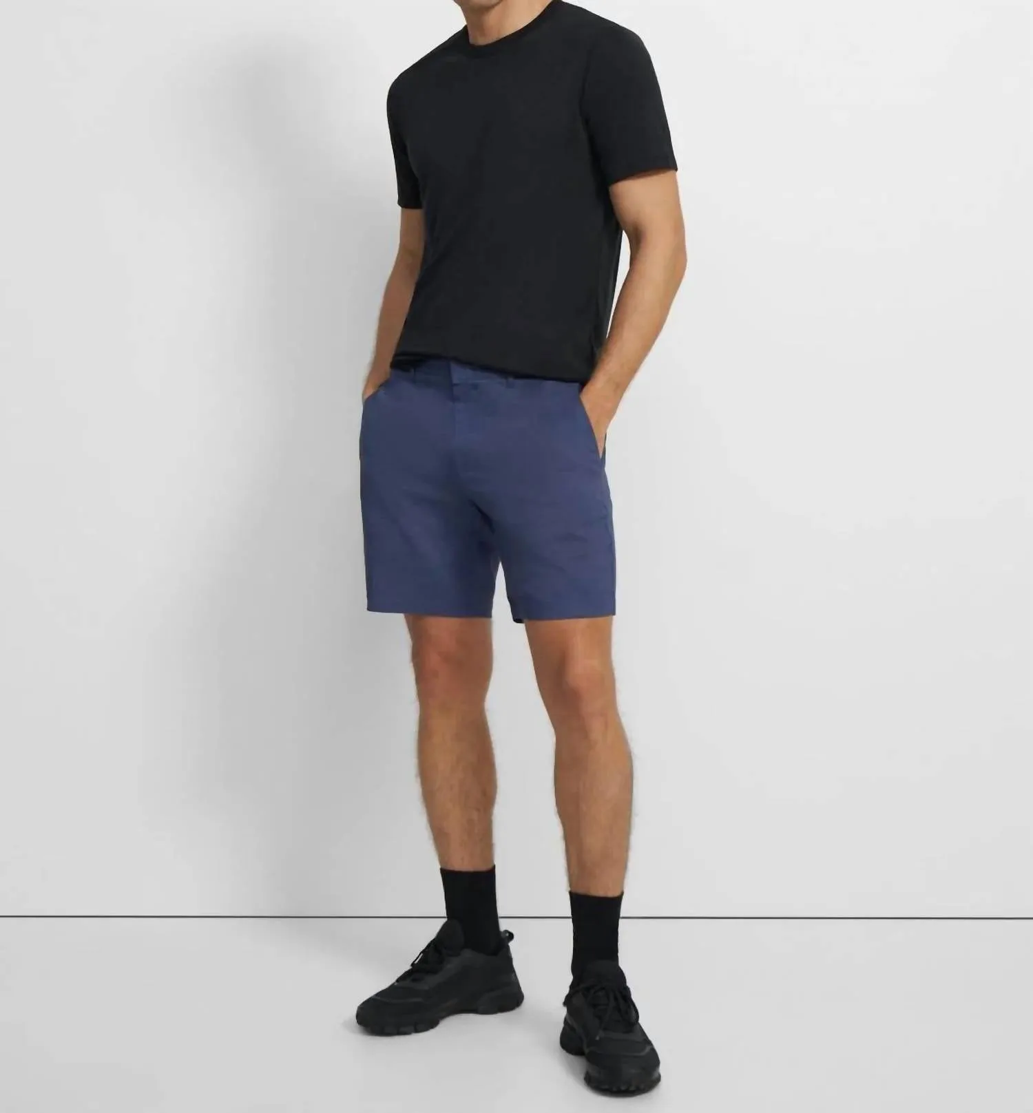 Good Linen Curtis Shorts In Sargasso