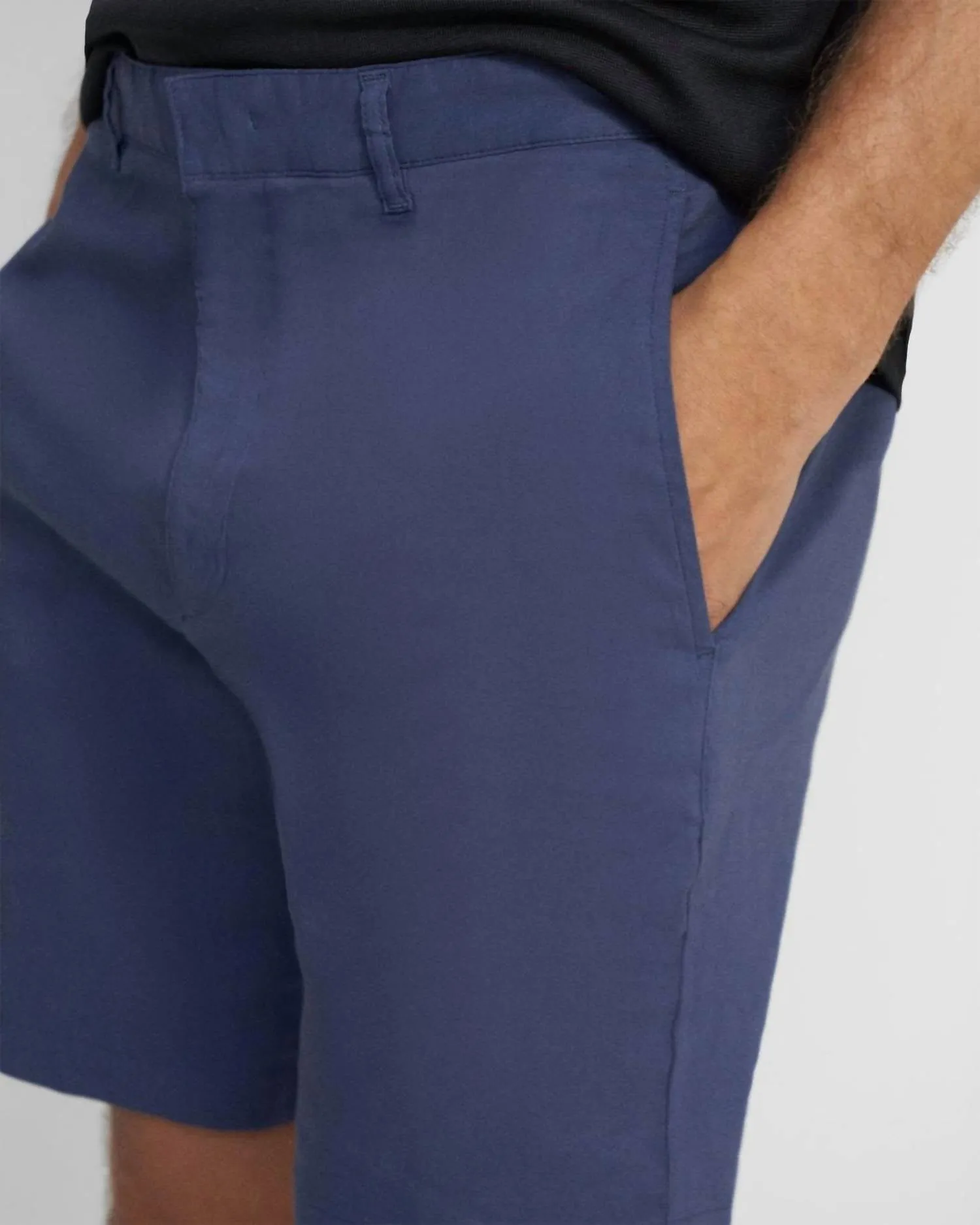 Good Linen Curtis Shorts In Sargasso