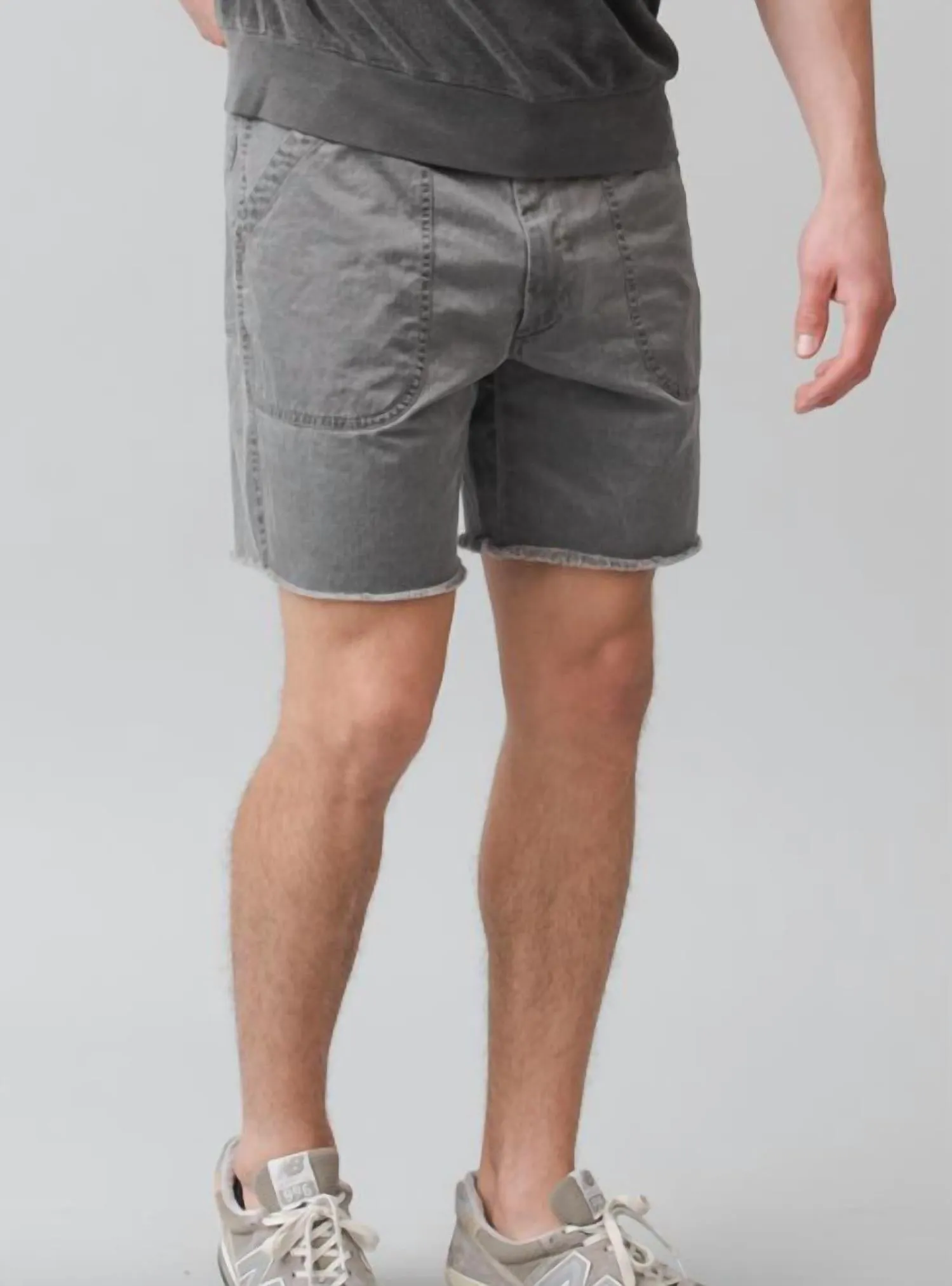 Herringbone Naval Short In Black