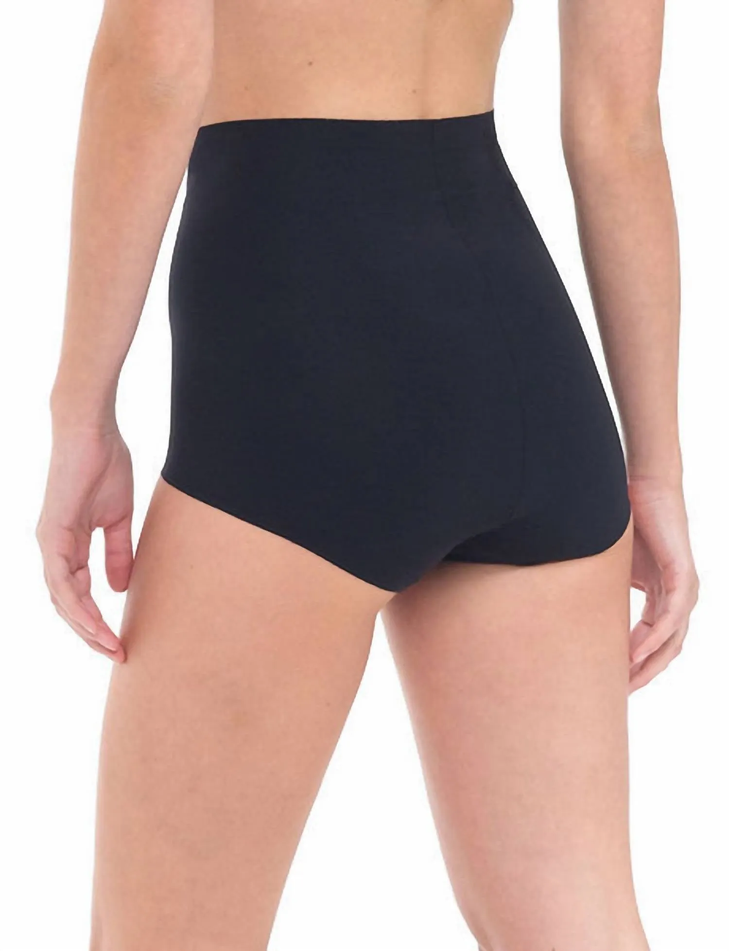 High-Waist Control Brief In Black