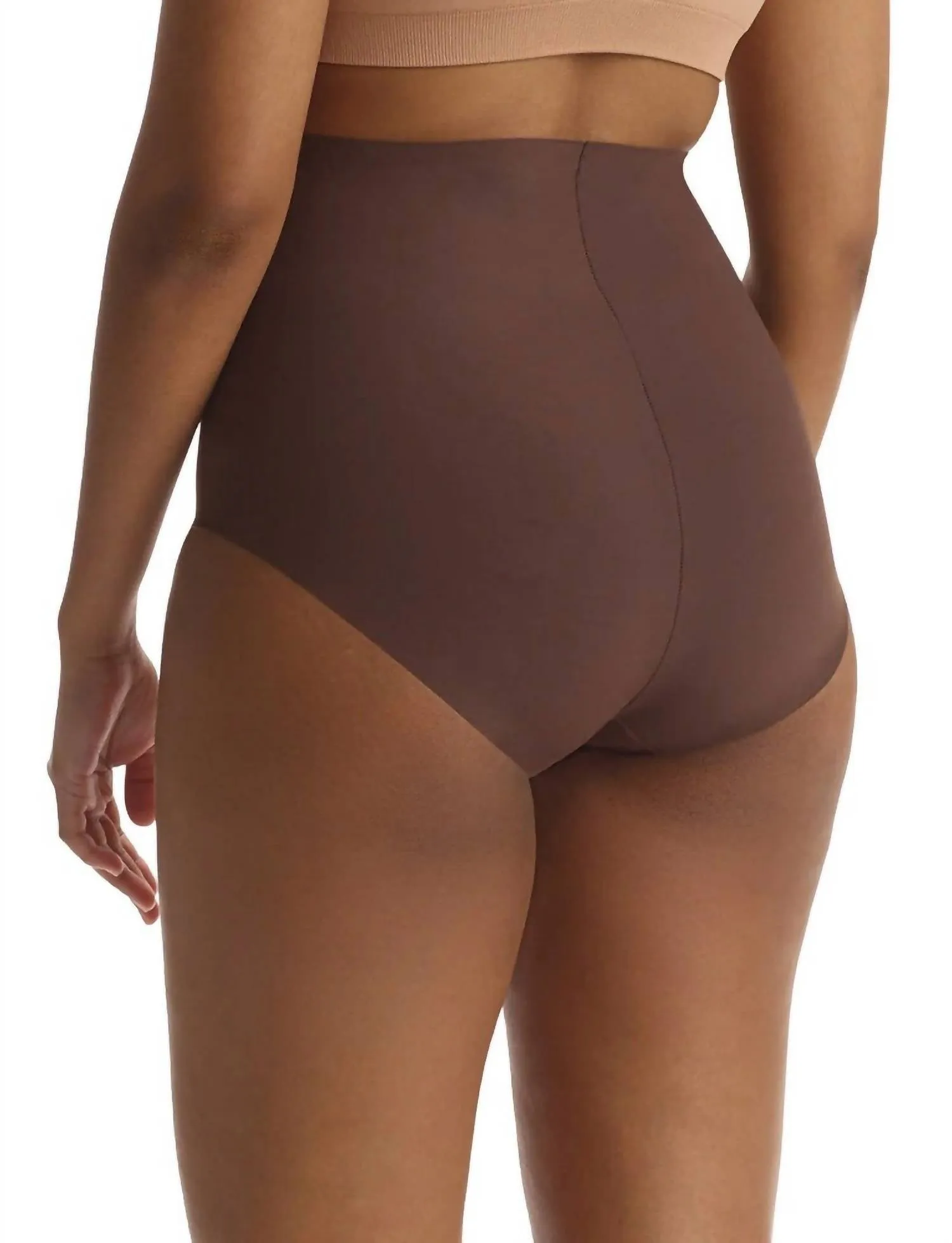 High-Waist Control Brief In Mocha