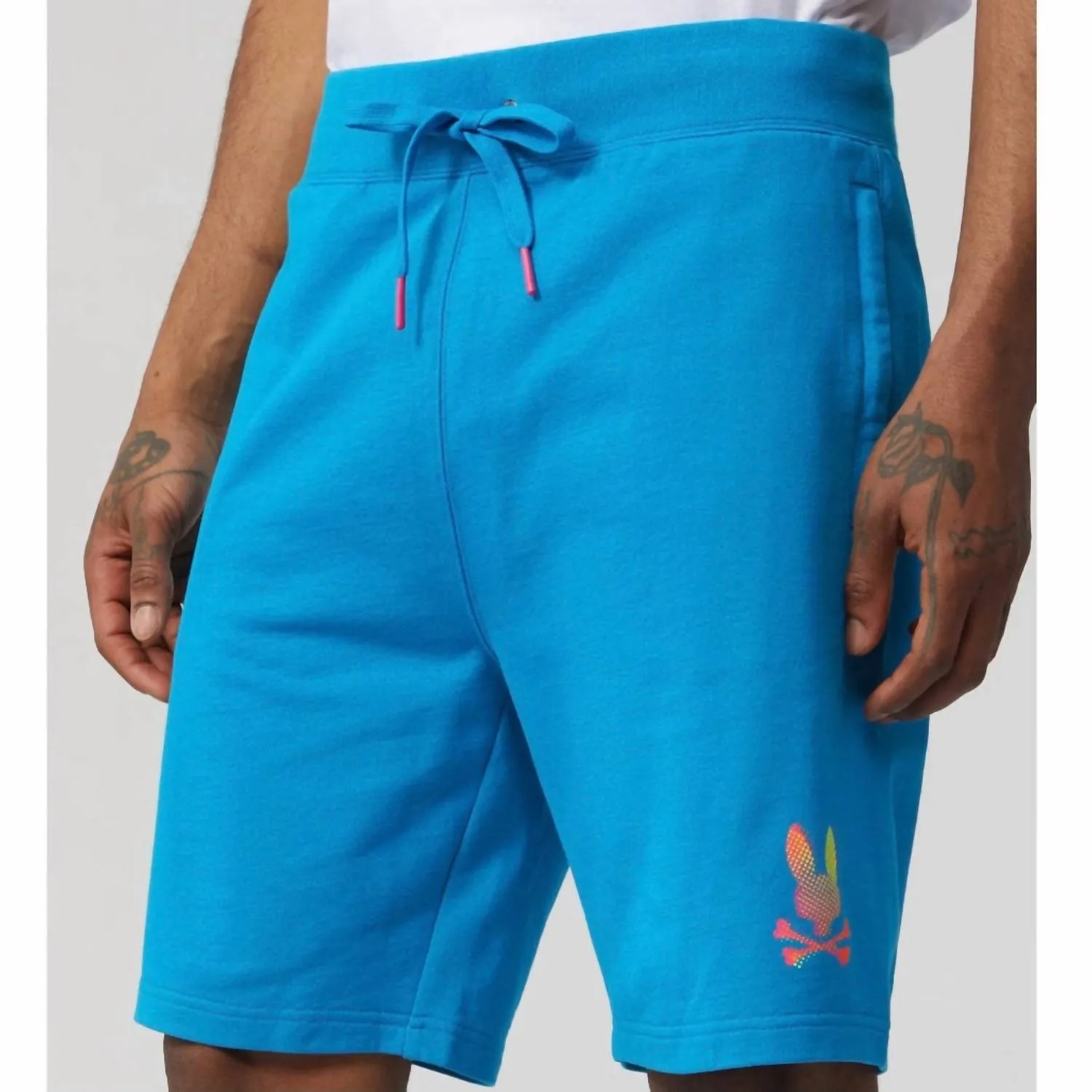 Hindes Sweat Short In Seaport Blue