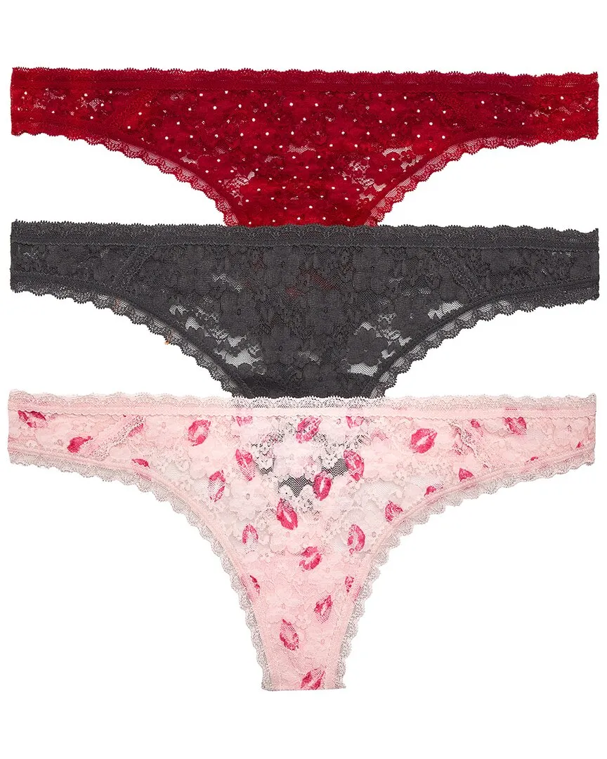 Honeydew Intimates Lady In Lace Thong 3-Pack