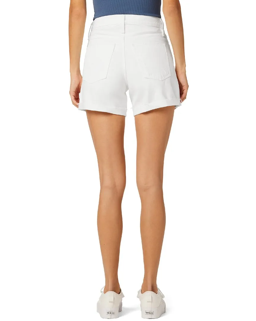 HUDSON Jeans Devon High-Rise Boyfriend Short Dest. White Willow Jean