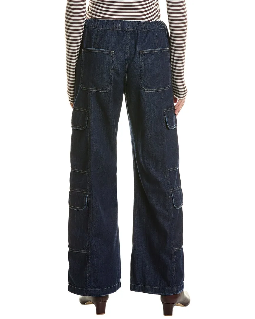 HUDSON Jeans Drawstring Parachute Wide Leg Cargo Pant