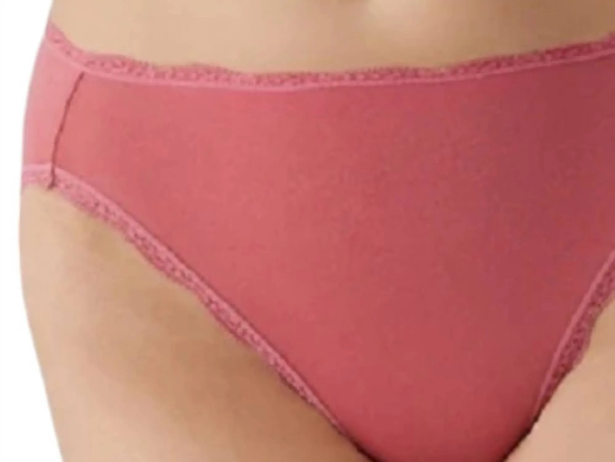 Inspired Eyelet Hi-Leg Brief Panty In Slate Rose