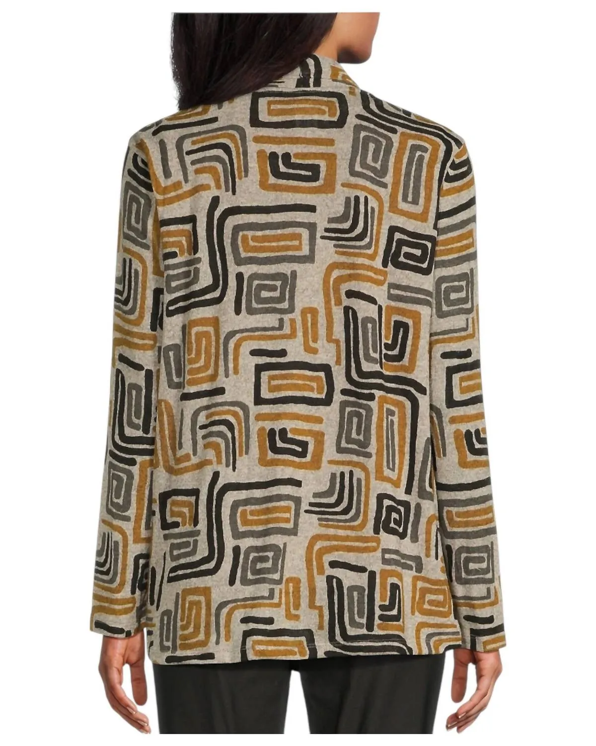 Jacket & Tank Set In Abstract Multi