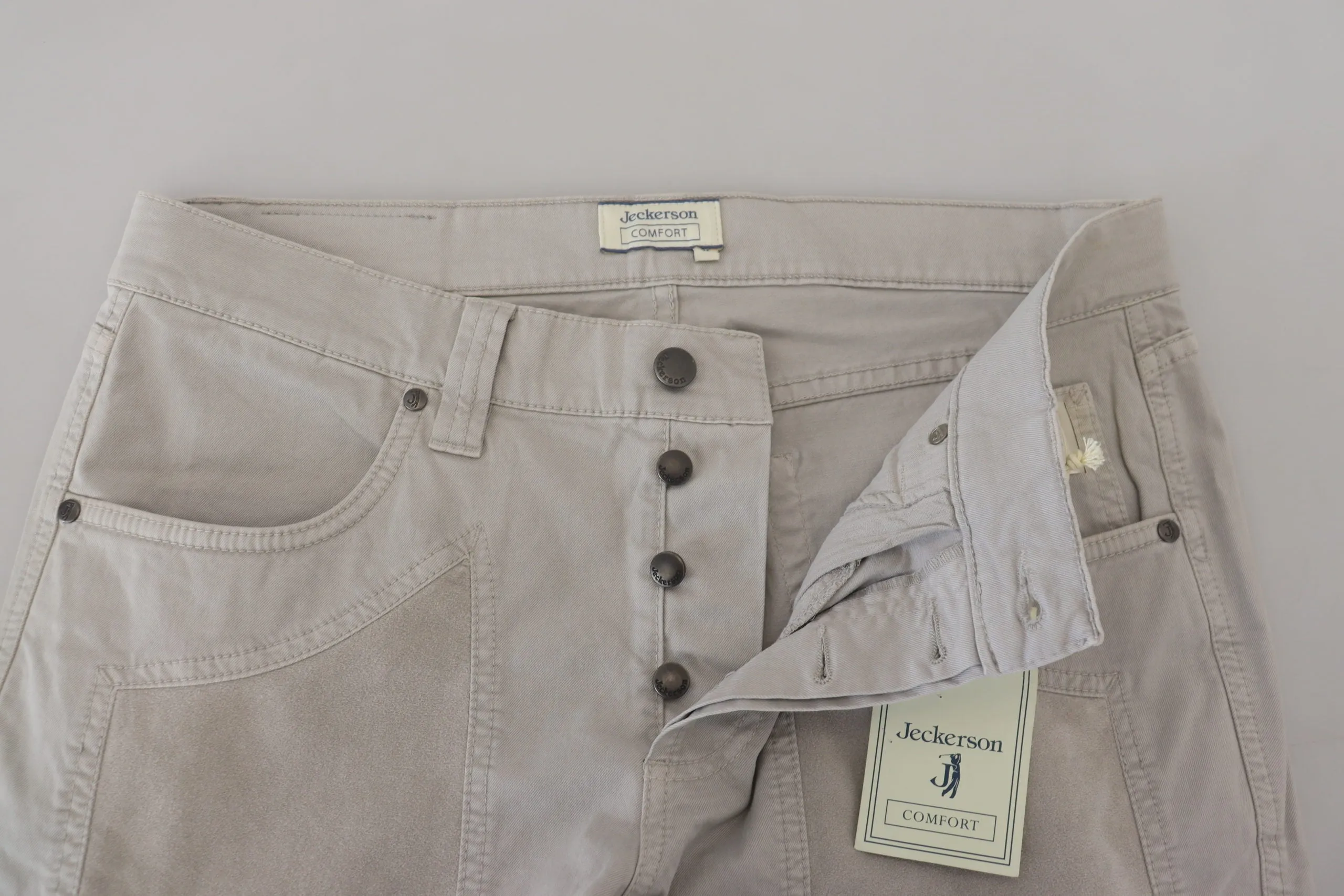 Jeckerson Elegant  Cotton Blend Men's Pants