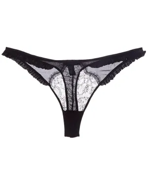 Kiki de Montparnasse Cadeau Silk-Blend Thong