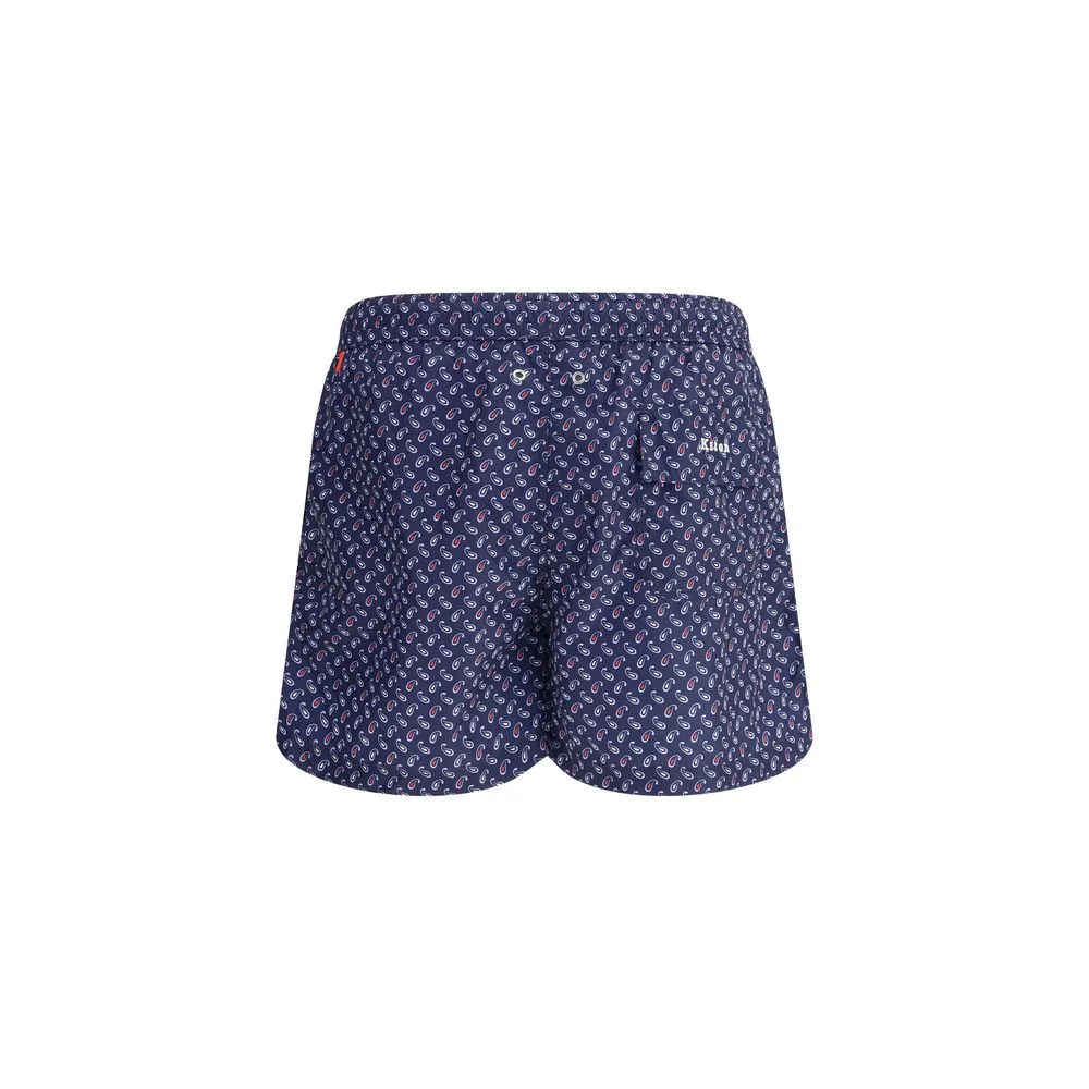 Kiton Logoed Men's Swimshorts