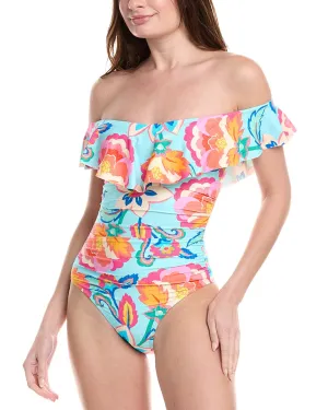 La Blanca Breezy Off-Shoulder One-Piece