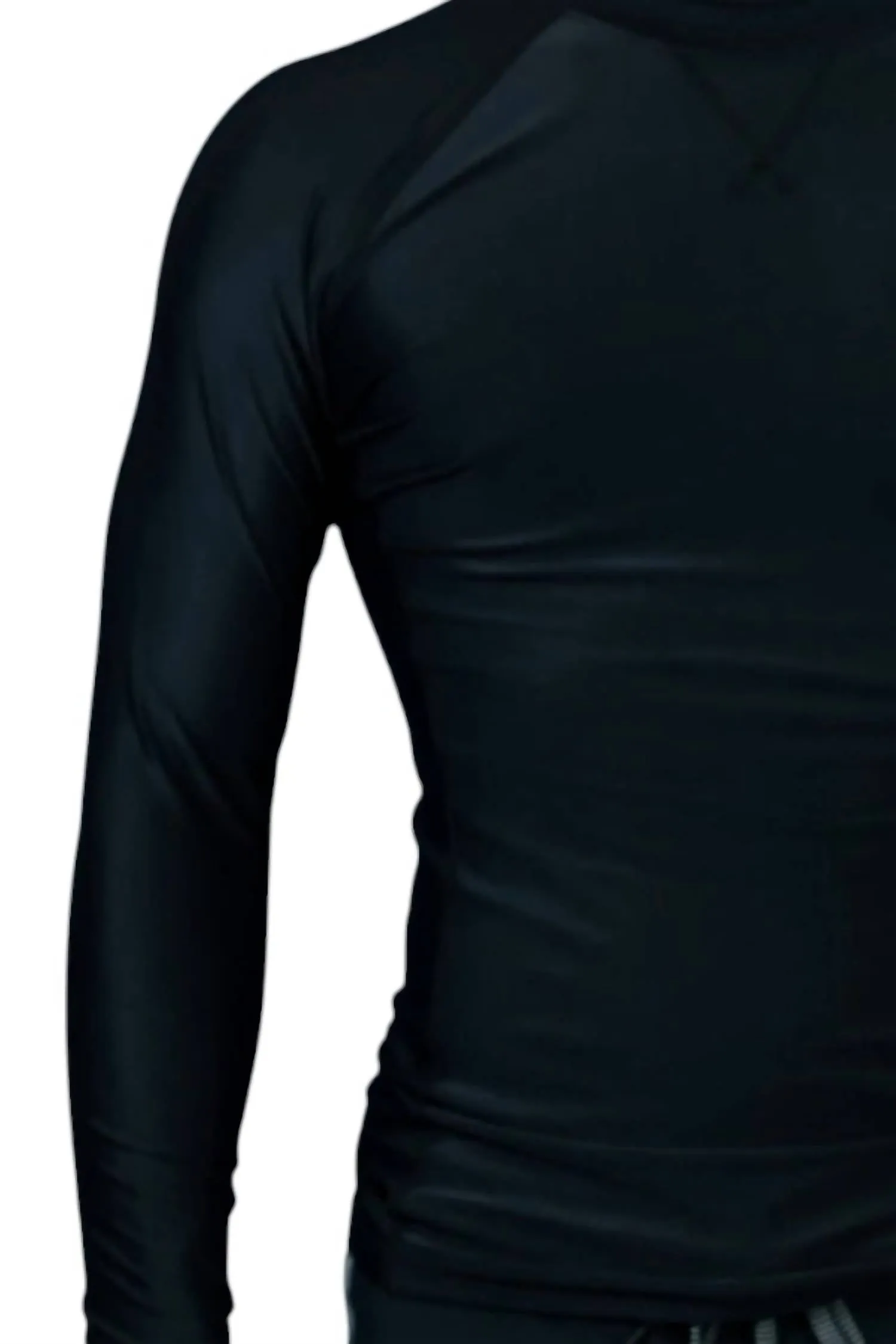 Long Sleeve Sun & Rashguard In Black