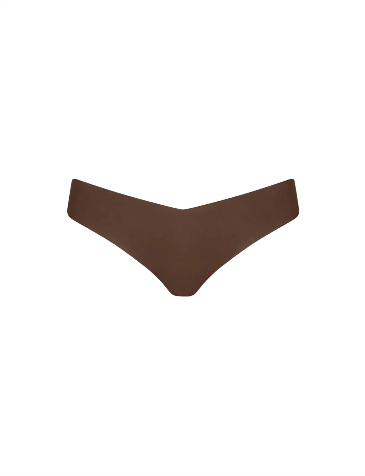 Low Rise Thong Panty In Mocha