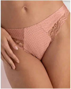 Low Waist Brief In Bulles Rosees