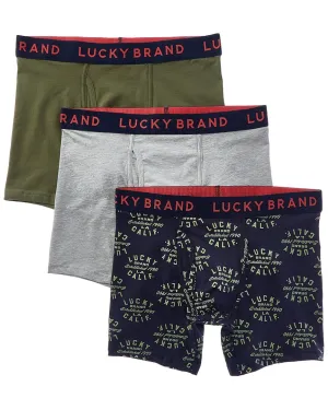 Lucky Brand 3pk Stretch Boxer Brief