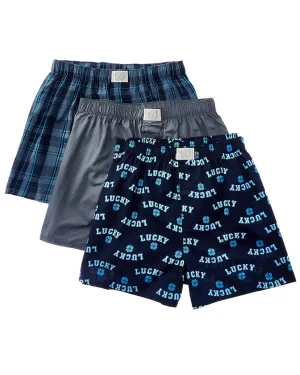 Lucky Brand 3pk Woven Boxer
