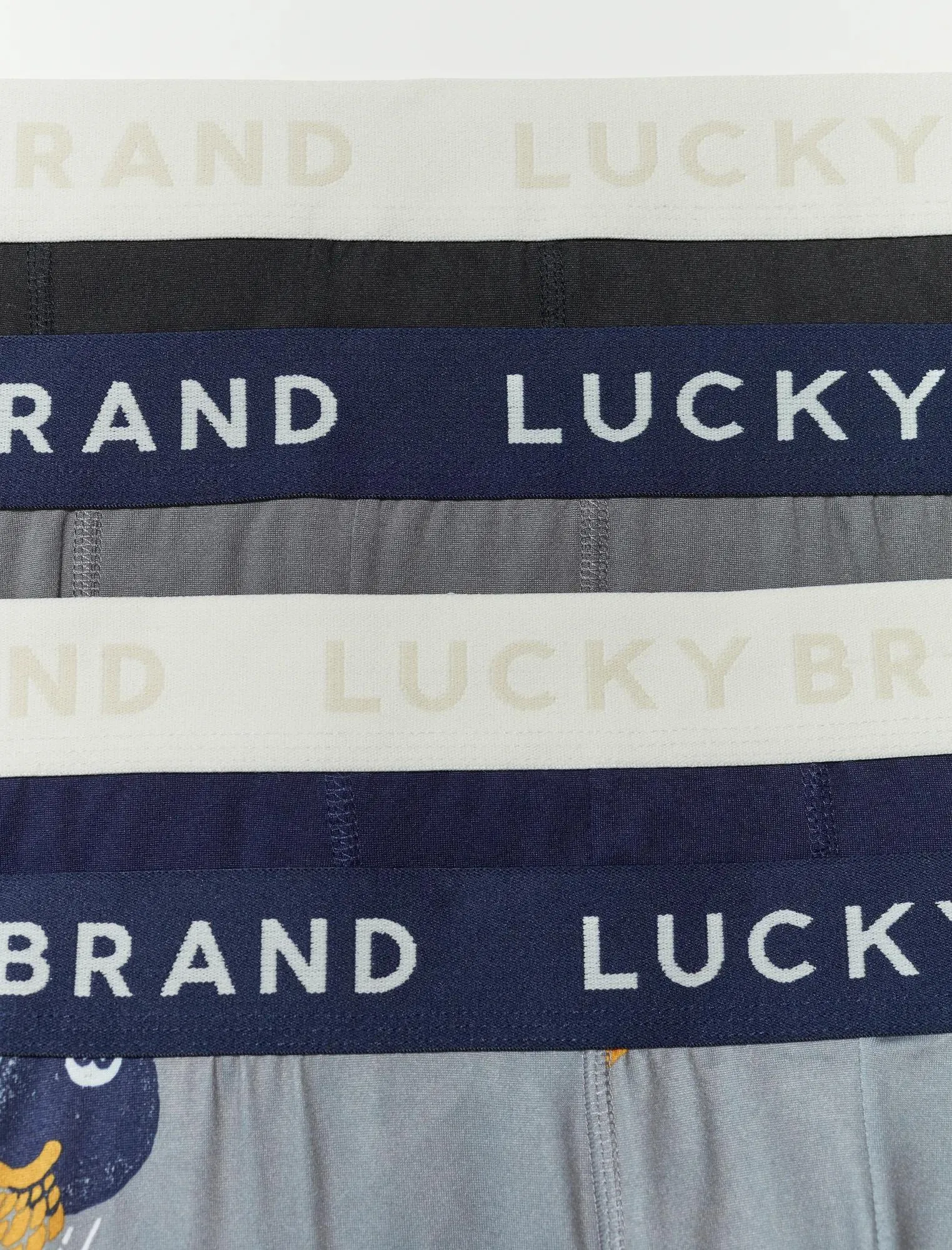 Lucky Brand 4 Pack Essential Soft Boxer Briefs