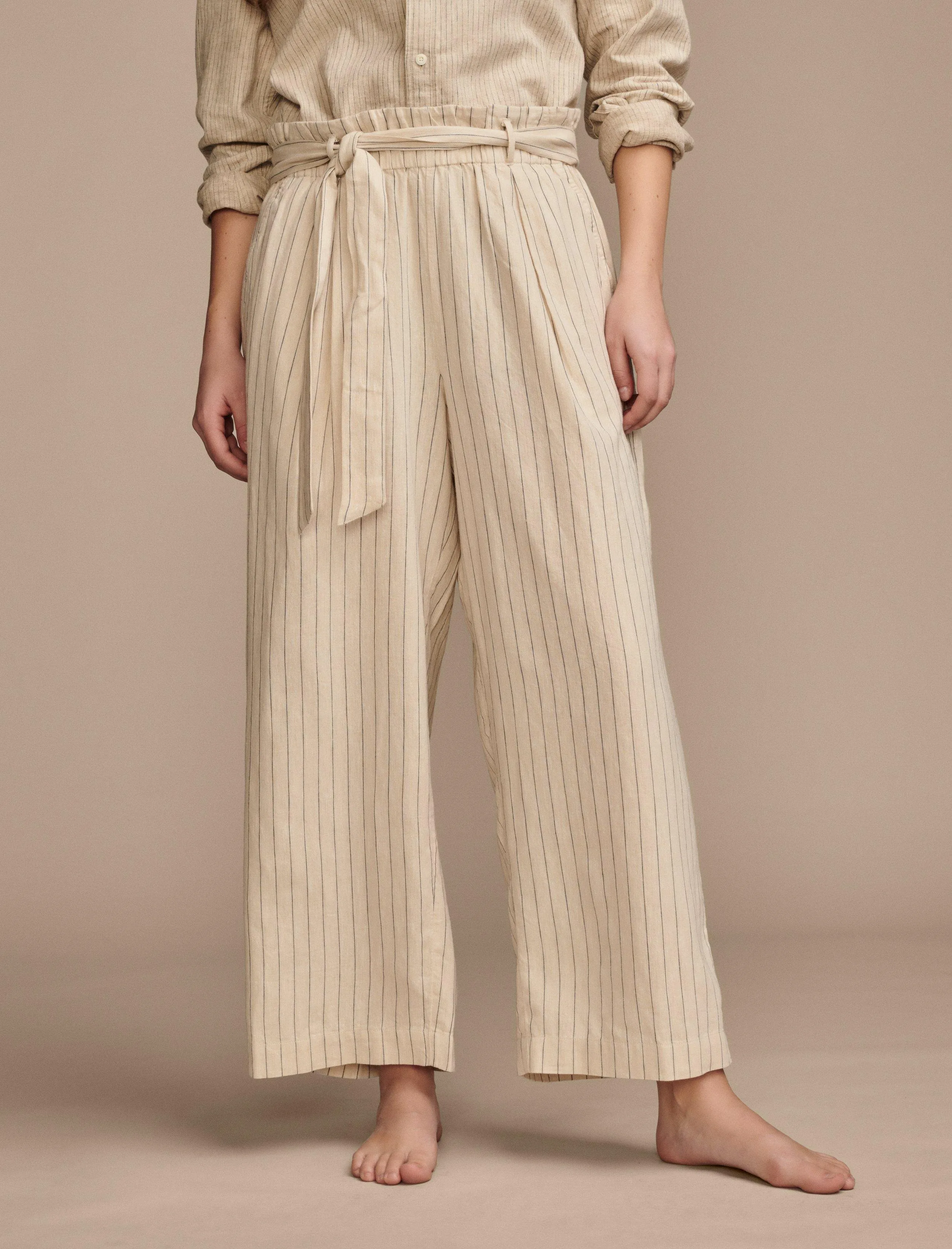 Lucky Brand Women's Hemp Paperbag Pant