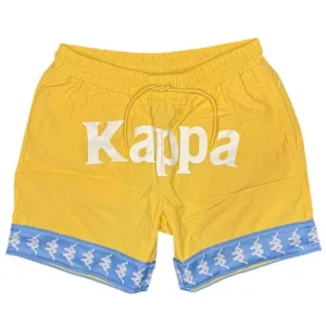 Men's 222 Banda Calabash 3 Woven Shorts In Yellow/light Blue