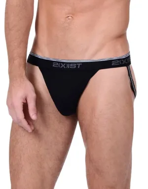 Men's 3-Pack Stretch Core Jockstraps In Black