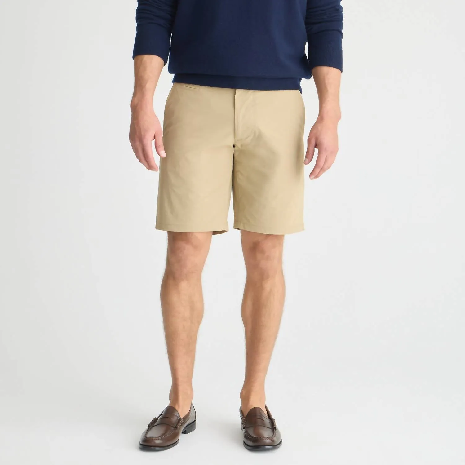 Men's 9" Tech Shorts In Tan Khaki
