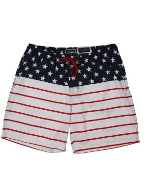 Mens Americana 7' Inseam Swim Trunks