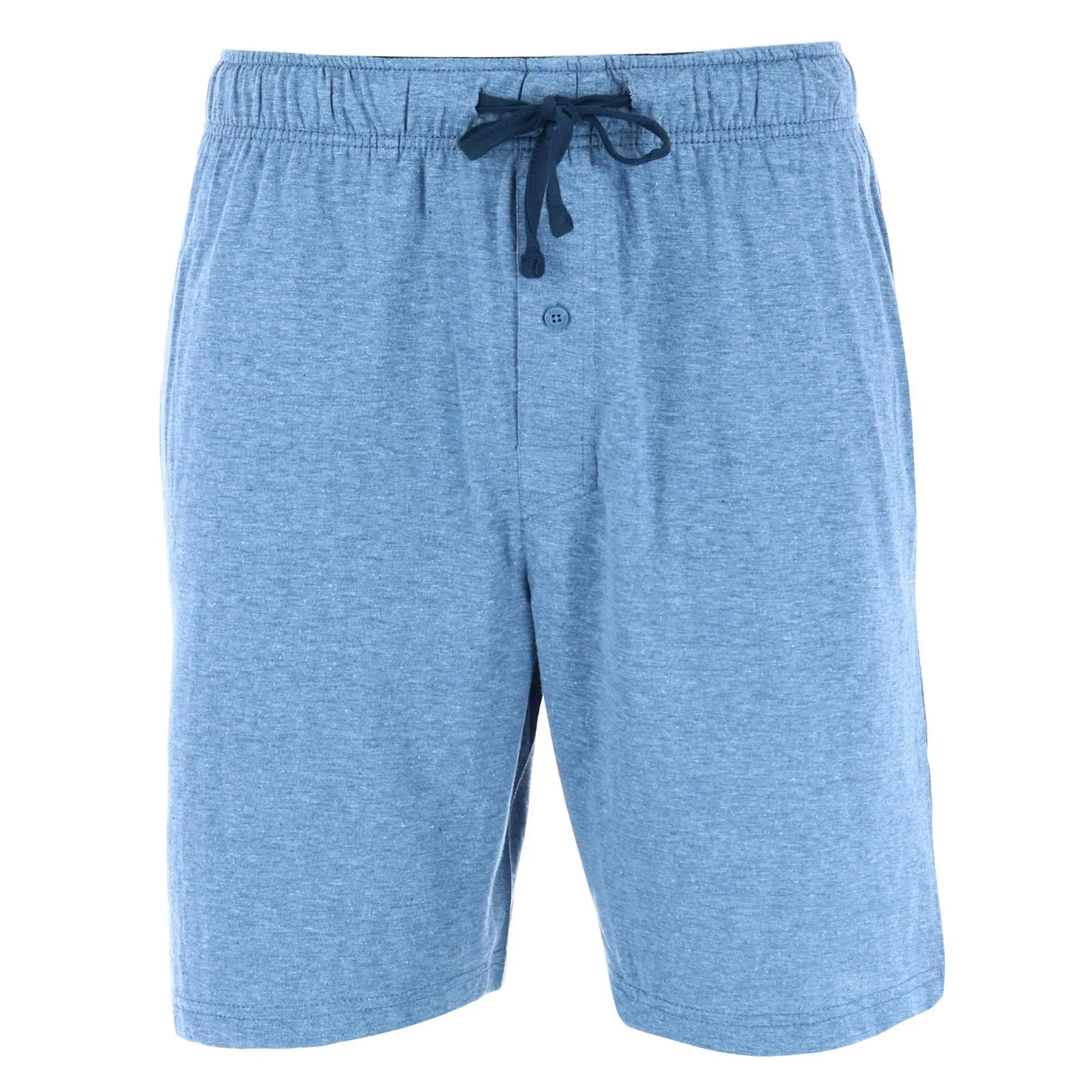 Men's Big & Tall Knit Pajama Lounge Short with Side Pockets