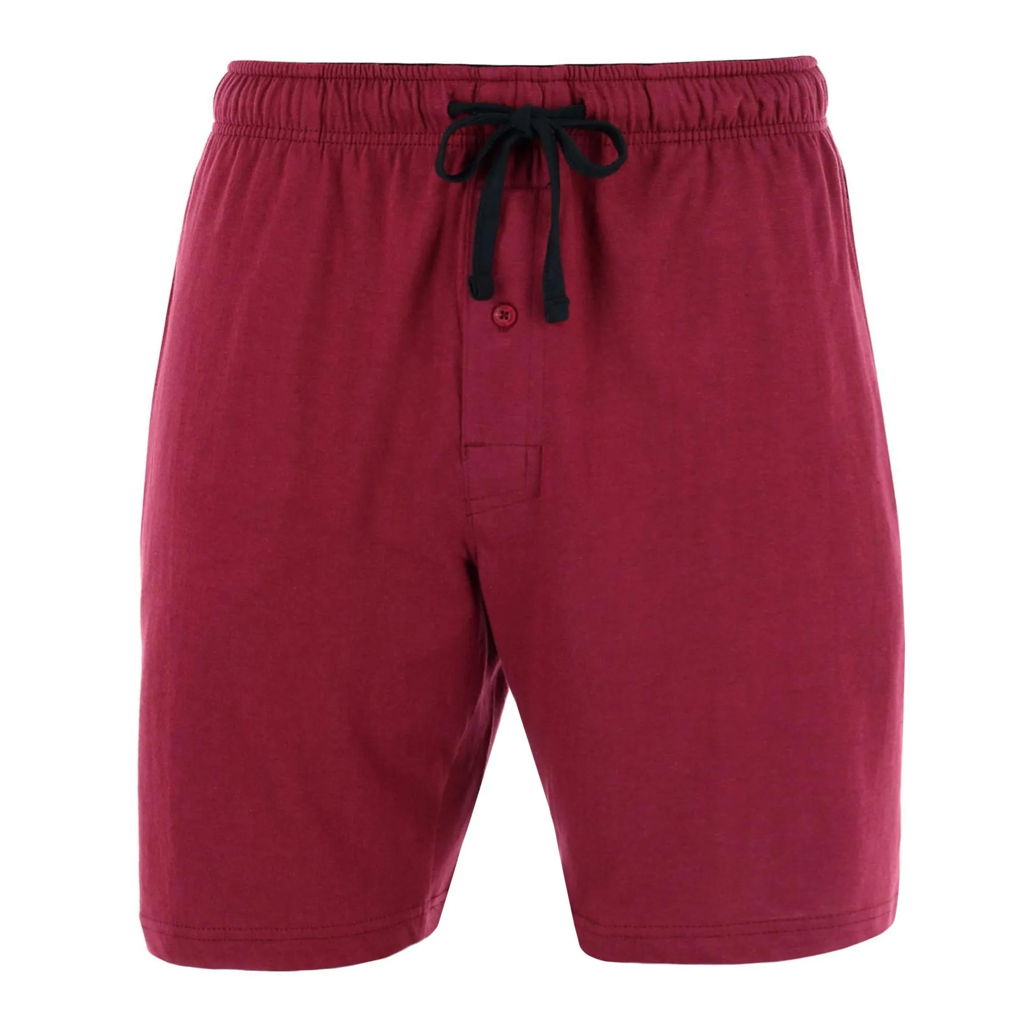 Men's Big & Tall Knit Pajama Lounge Short with Side Pockets
