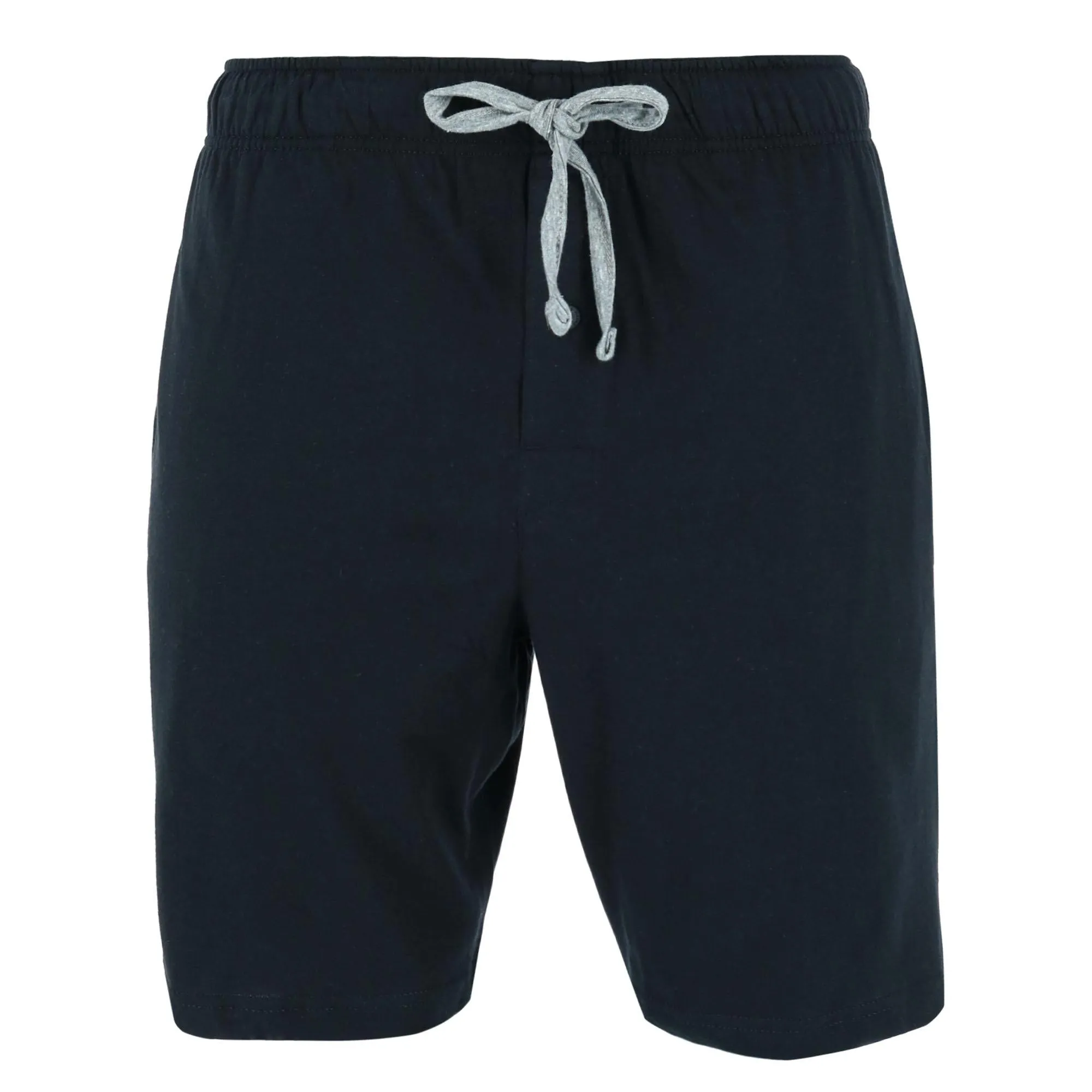 Men's Big & Tall Knit Pajama Lounge Short with Side Pockets