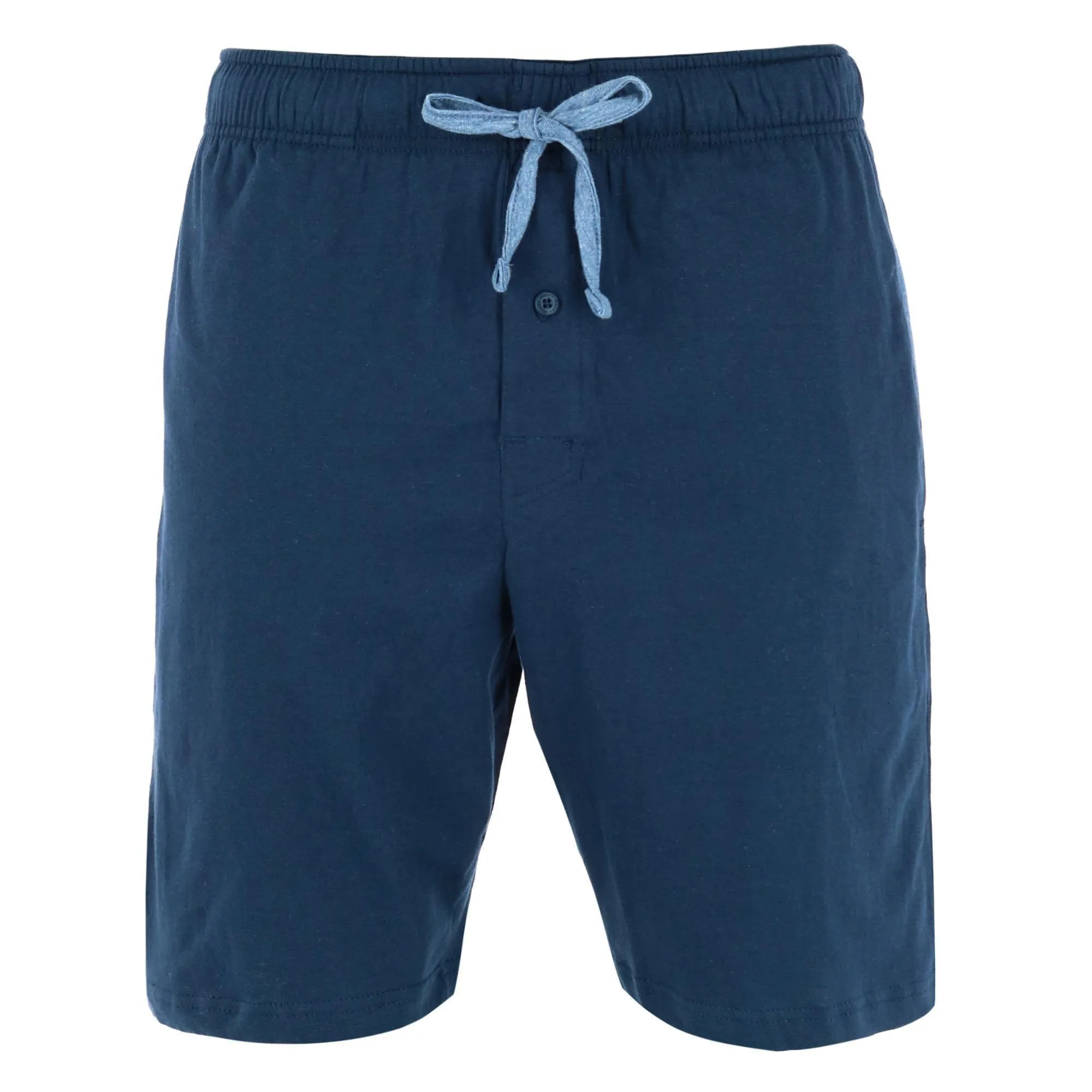 Men's Big & Tall Knit Pajama Lounge Short with Side Pockets
