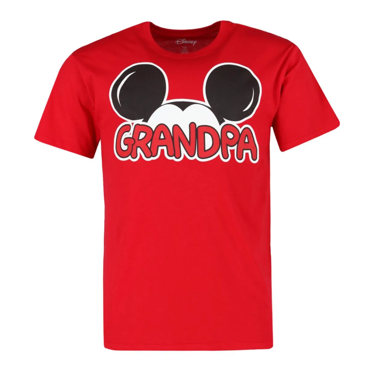 Men's Big and Tall Mickey Mouse Grandpa Family T-Shirt