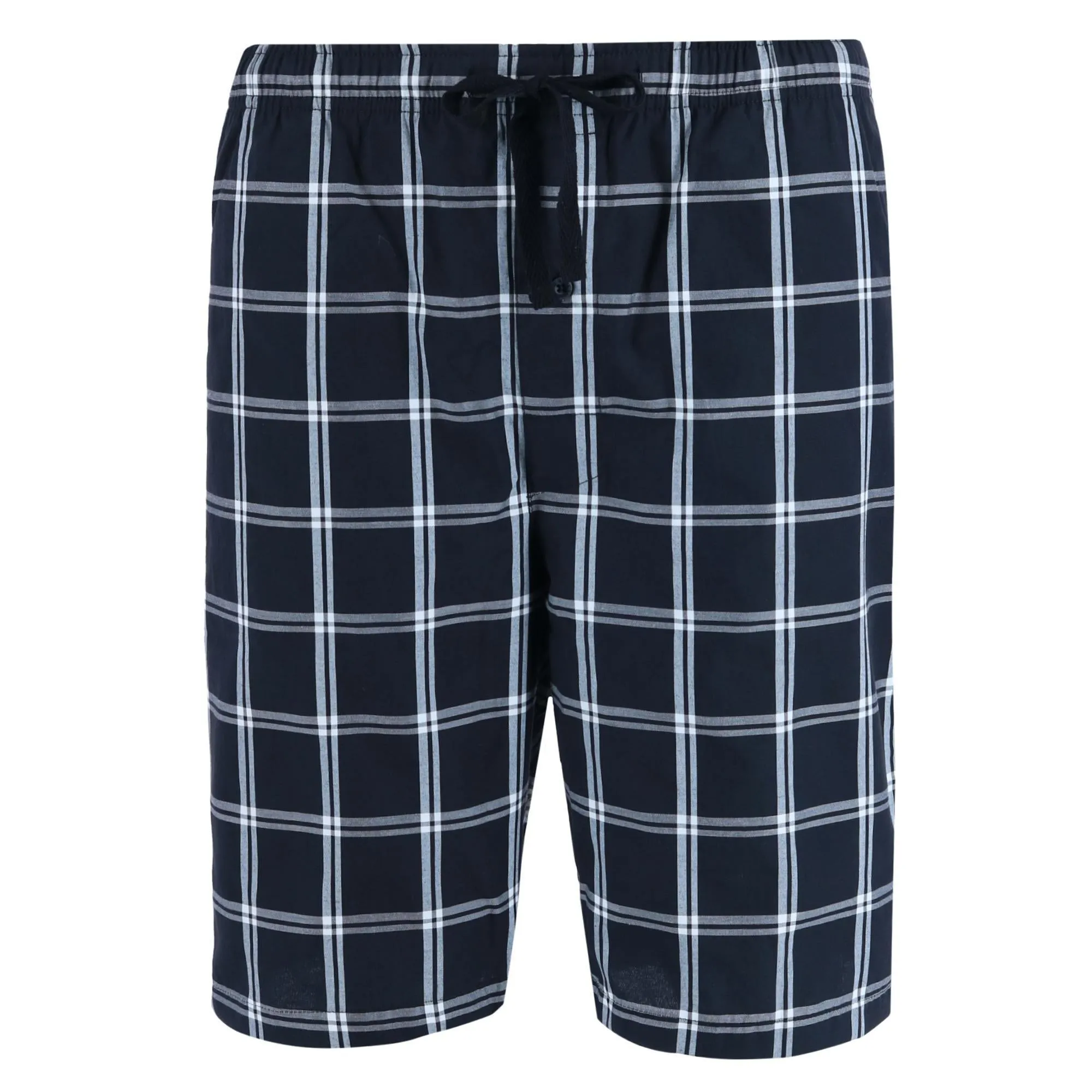 Men's Big and Tall Woven Cotton Pajama Sleep Shorts (Pack of 2)