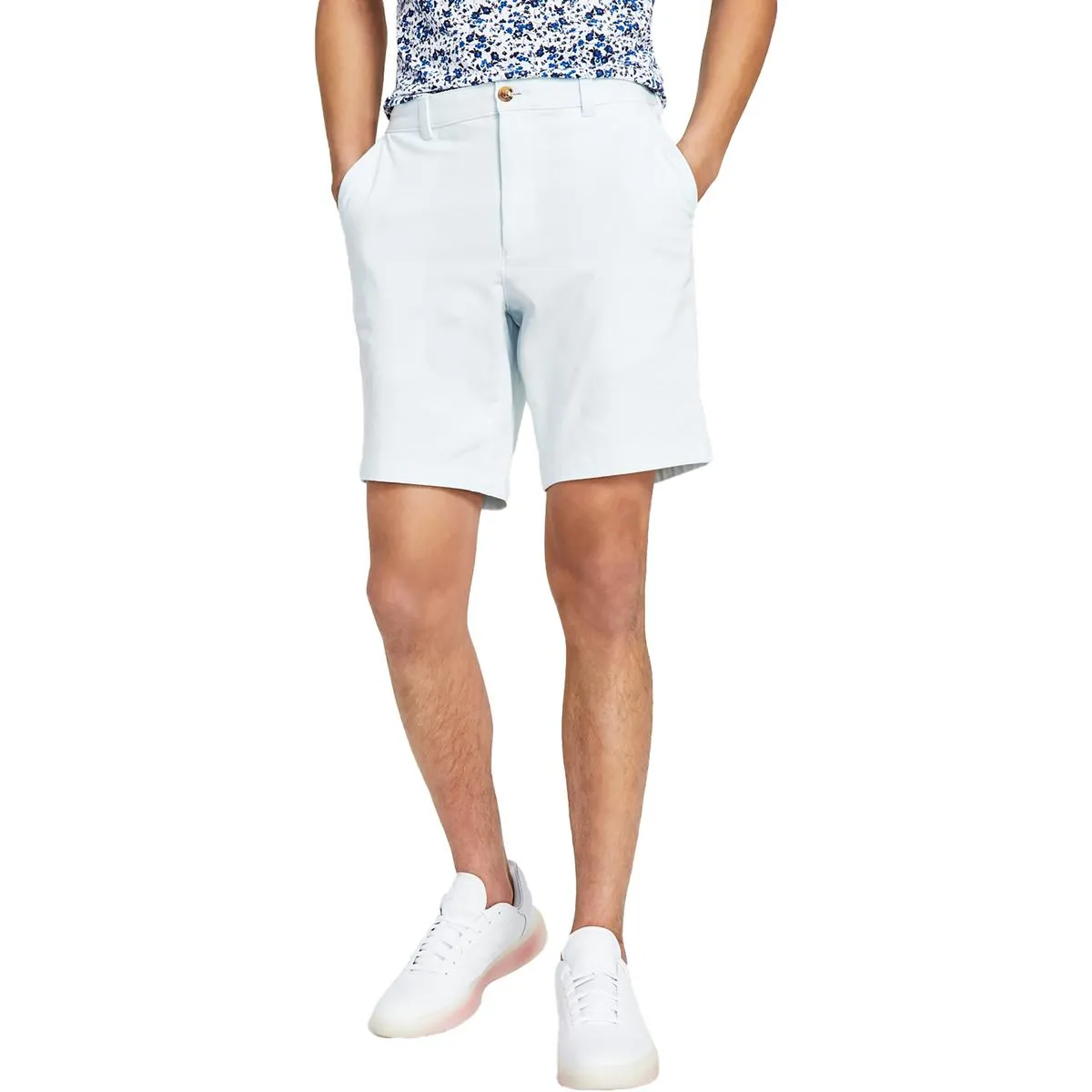 Mens Classic Fit Comfort Waist Bermuda Shorts