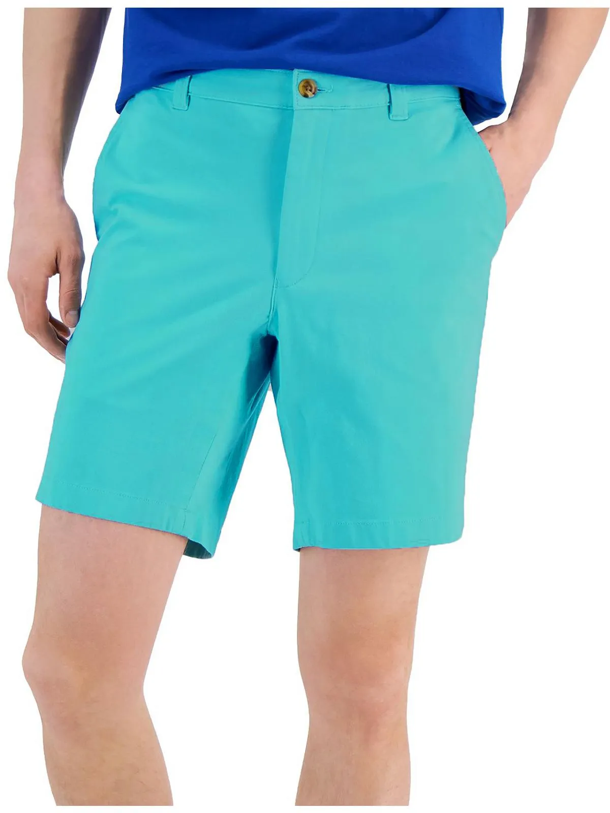 Mens Classic Fit Comfort Waist Bermuda Shorts