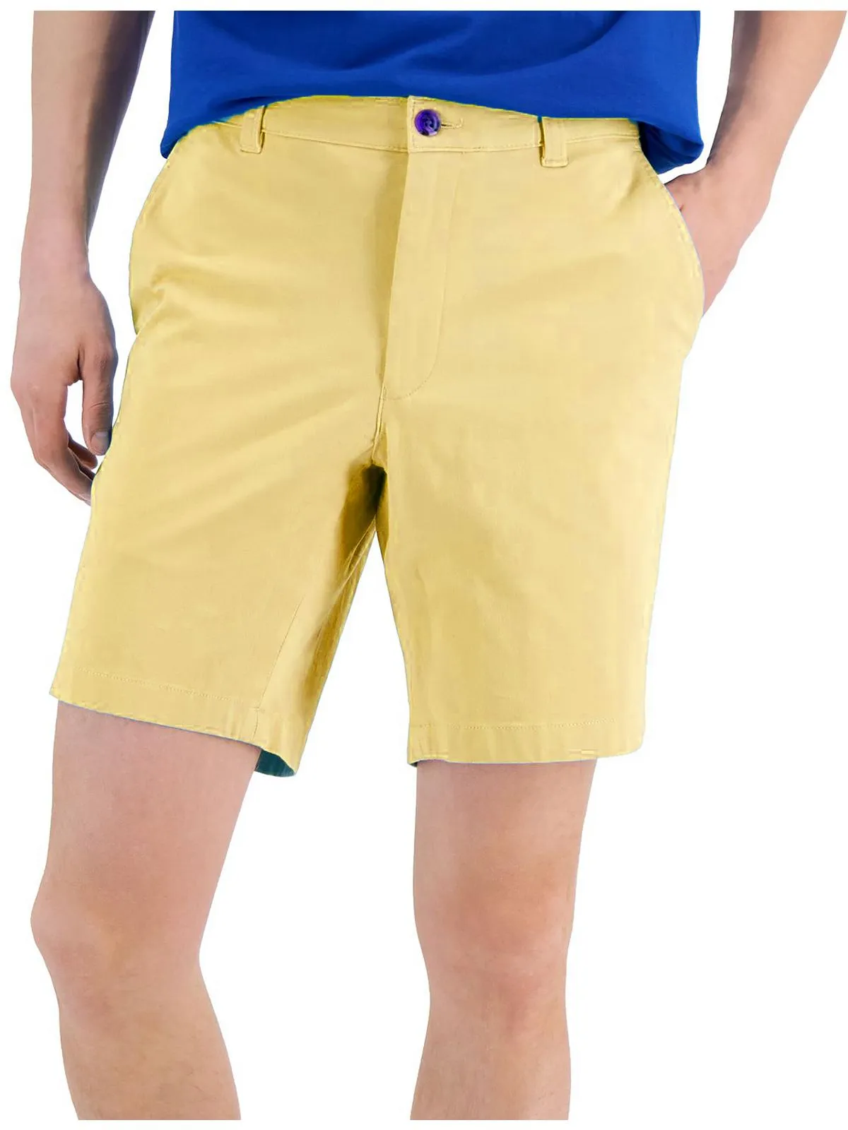 Mens Classic Fit Comfort Waist Bermuda Shorts
