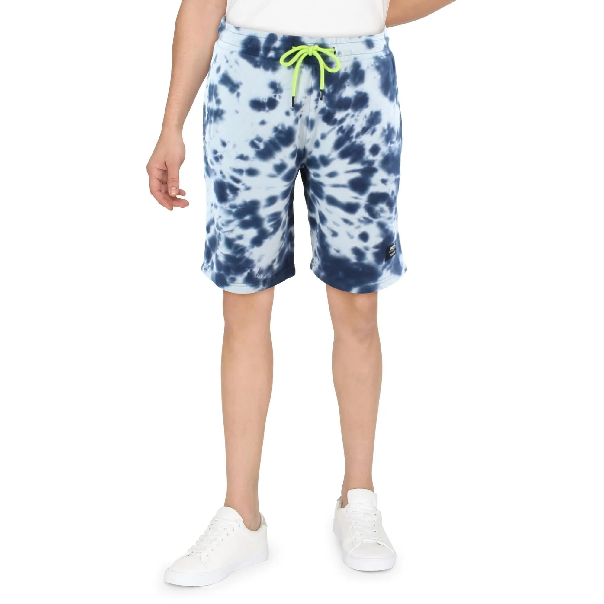 Mens Cotton Tie-Dye Casual Shorts