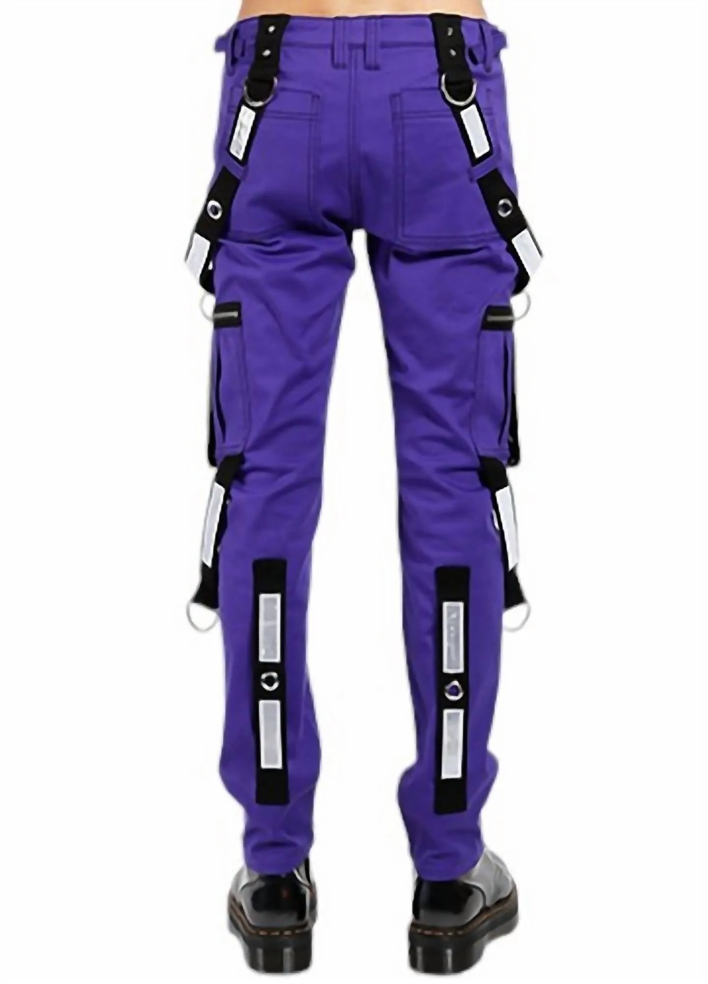 Men's Electric Reflector Pants In Purple