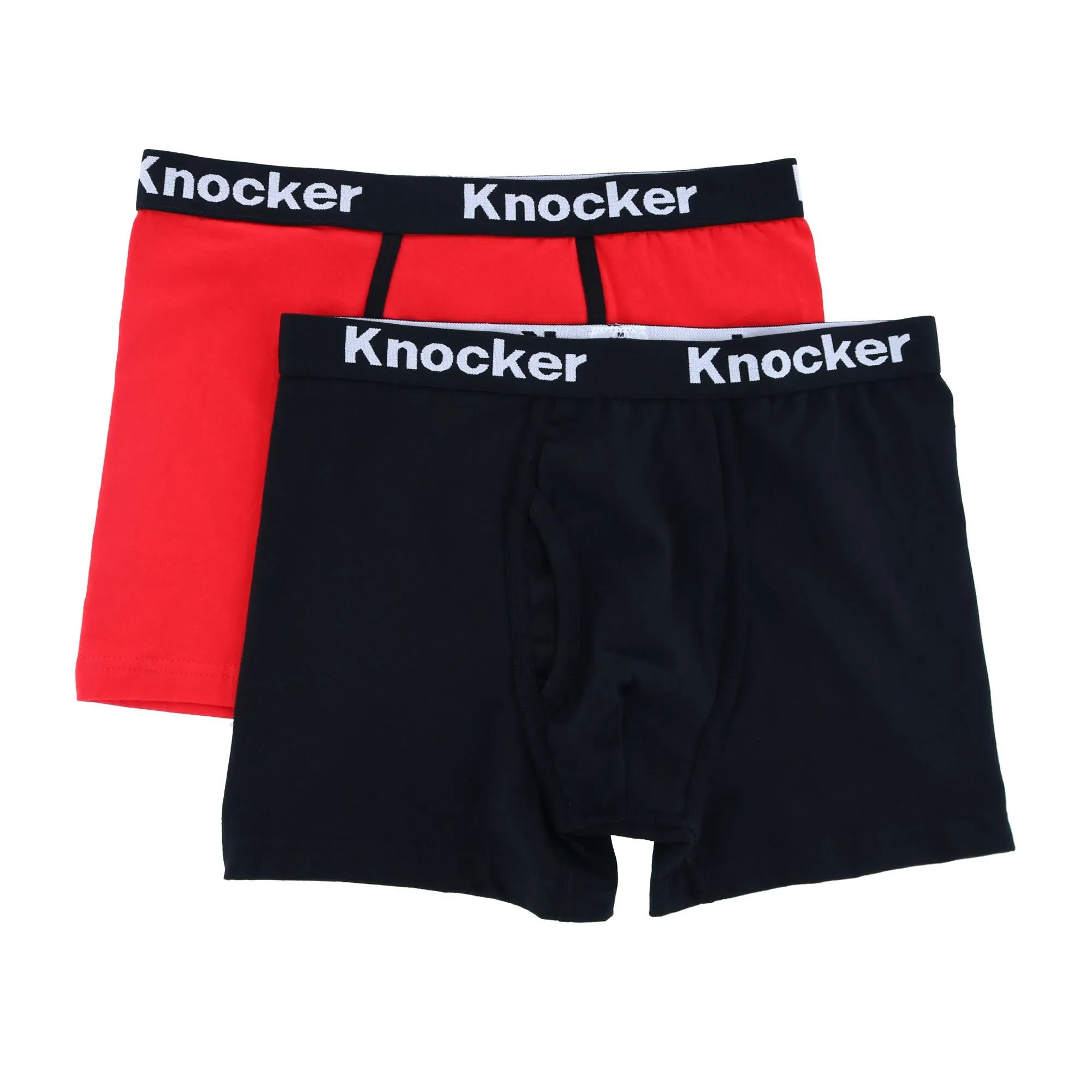 Men's Extended Size Boxer Briefs with Contrasting Trim