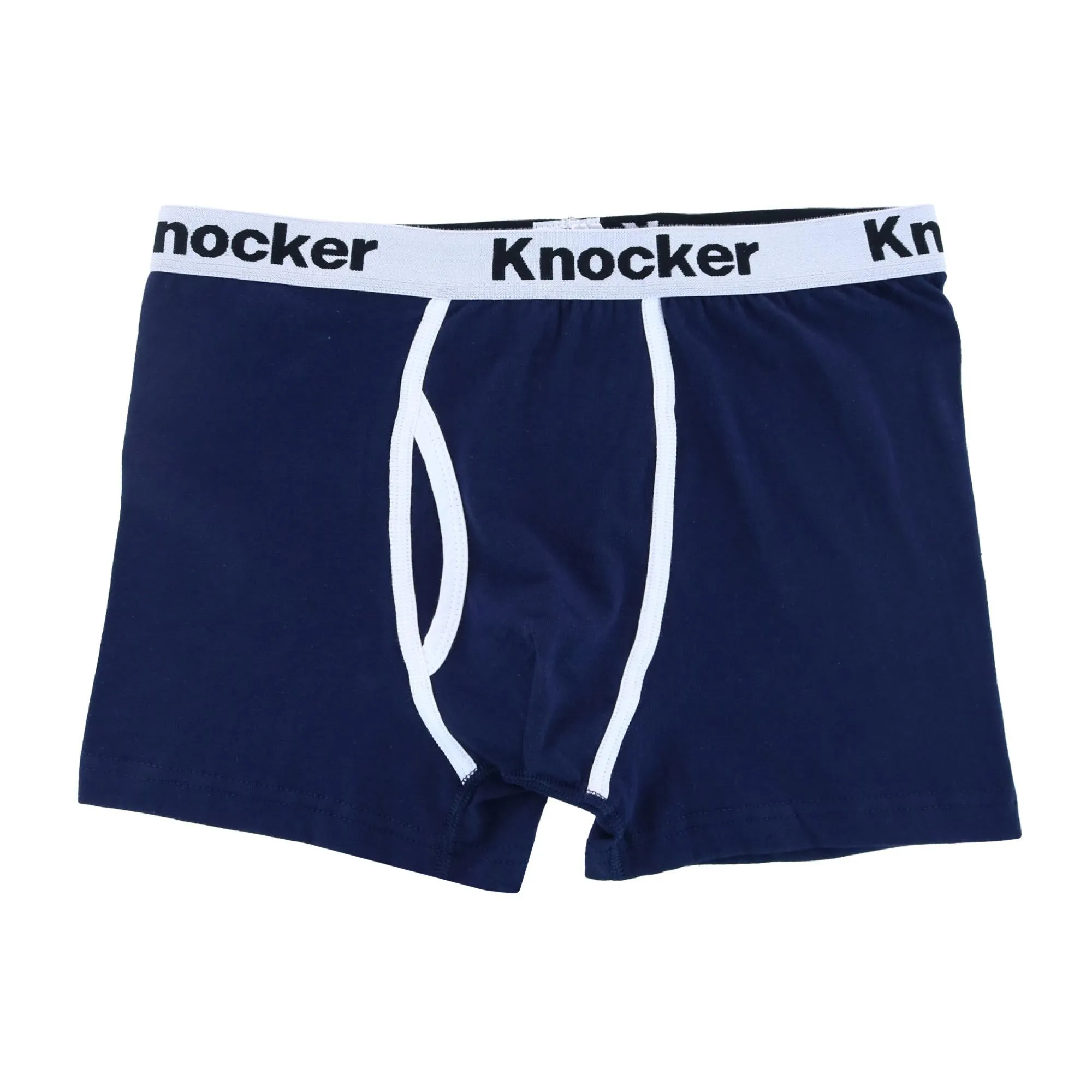 Men's Extended Size Boxer Briefs with Contrasting Trim