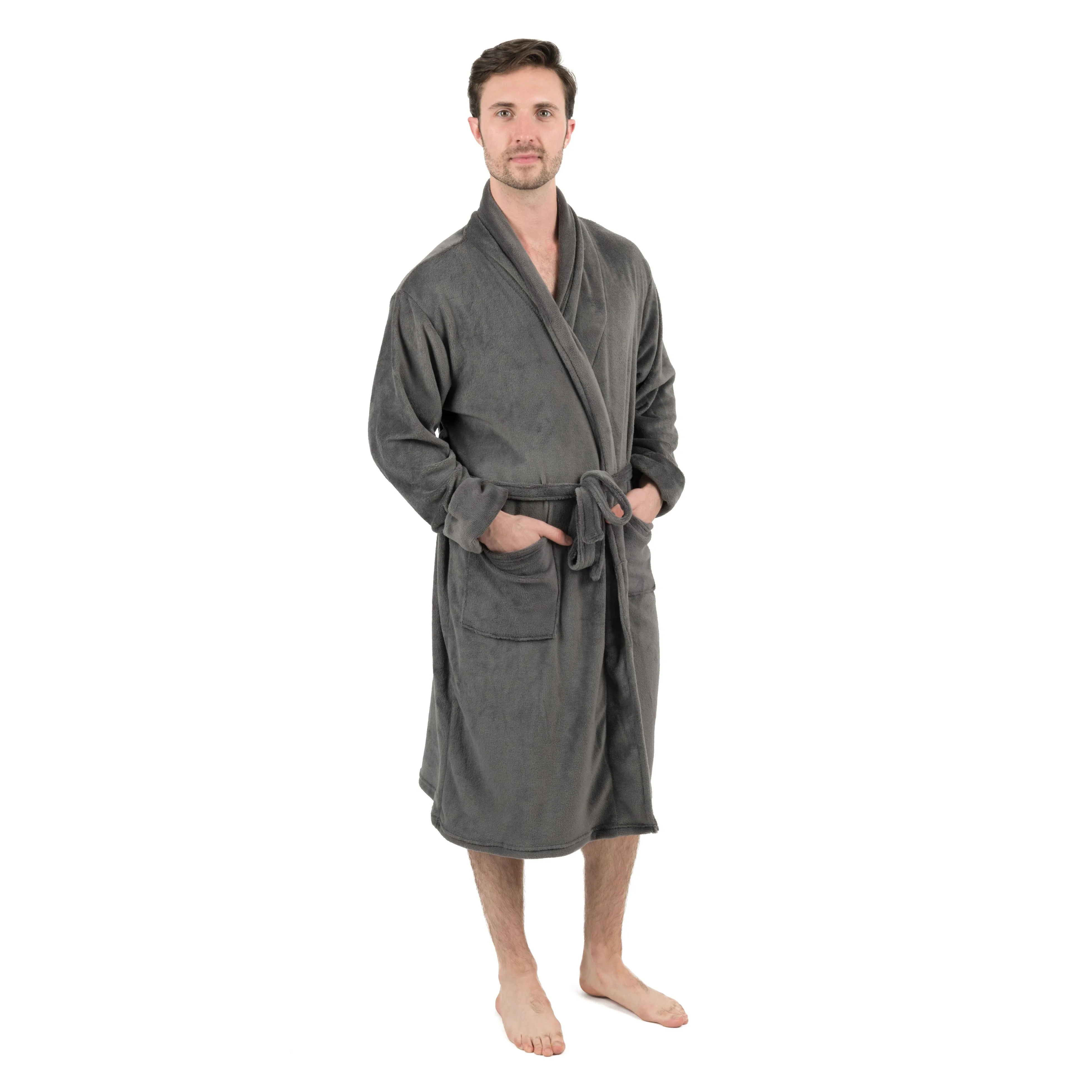 Mens Fleece Robe
