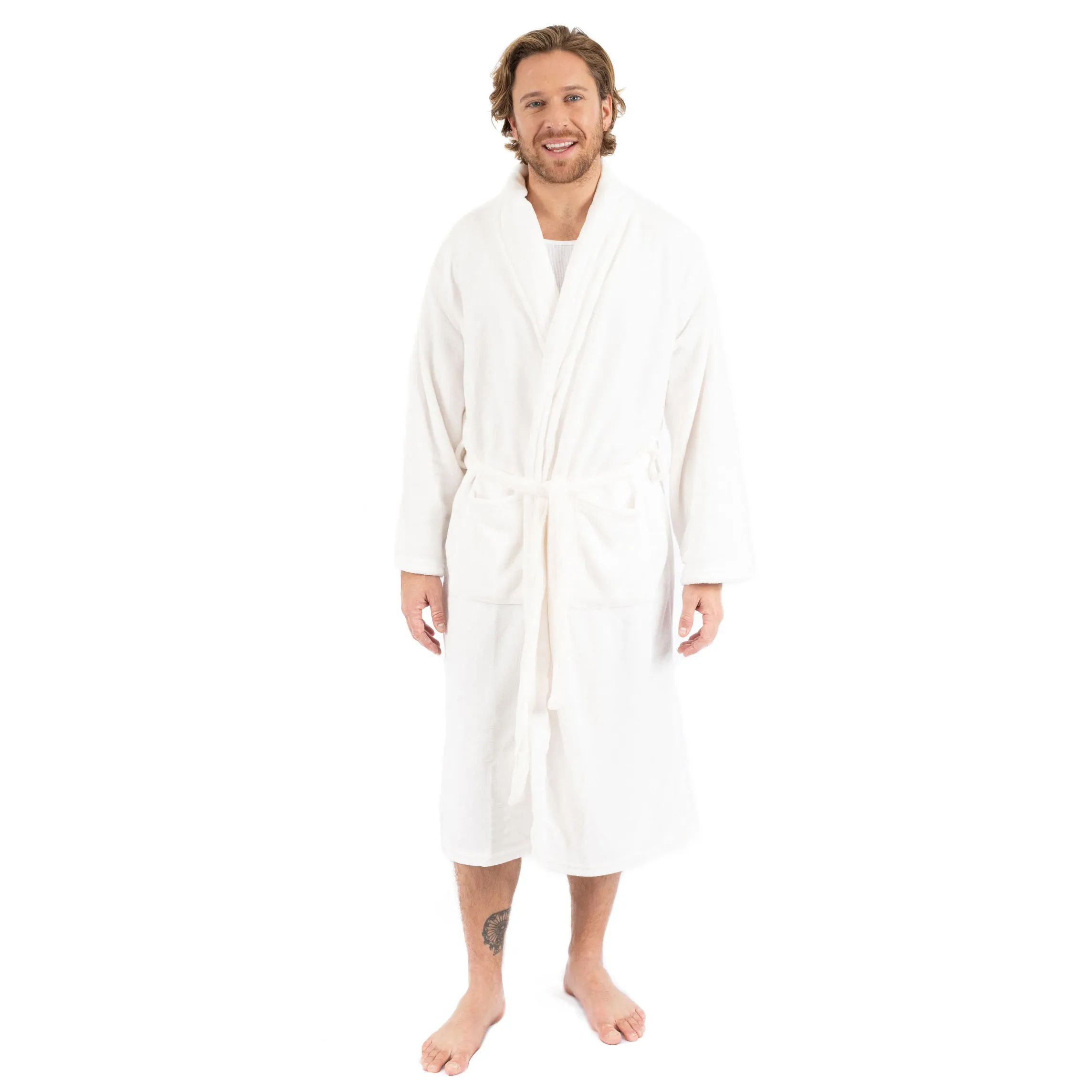 Mens Fleece Robe