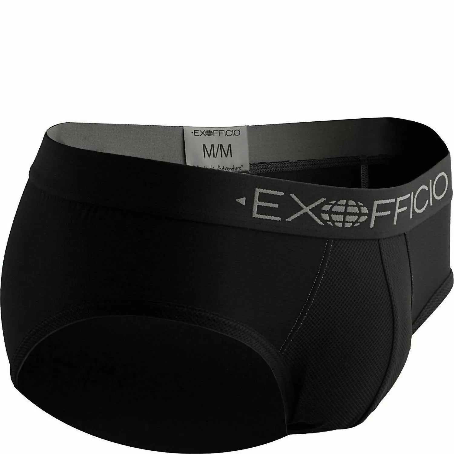 Men's Give-N-Go Sport Mesh Brief In Solid Black