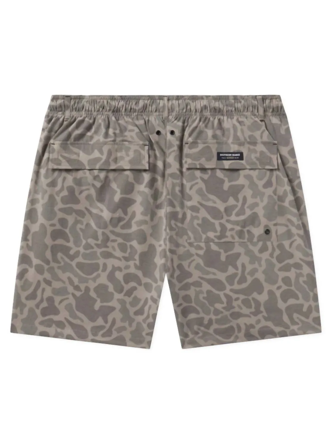 Men's Harbor Stretch Seawash Swim Trunk In Brown Camo