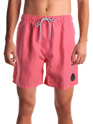Mens Logo Embroidered Swim Trunks
