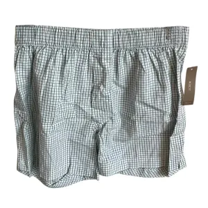 Men's Patterned Boxers In Green/white