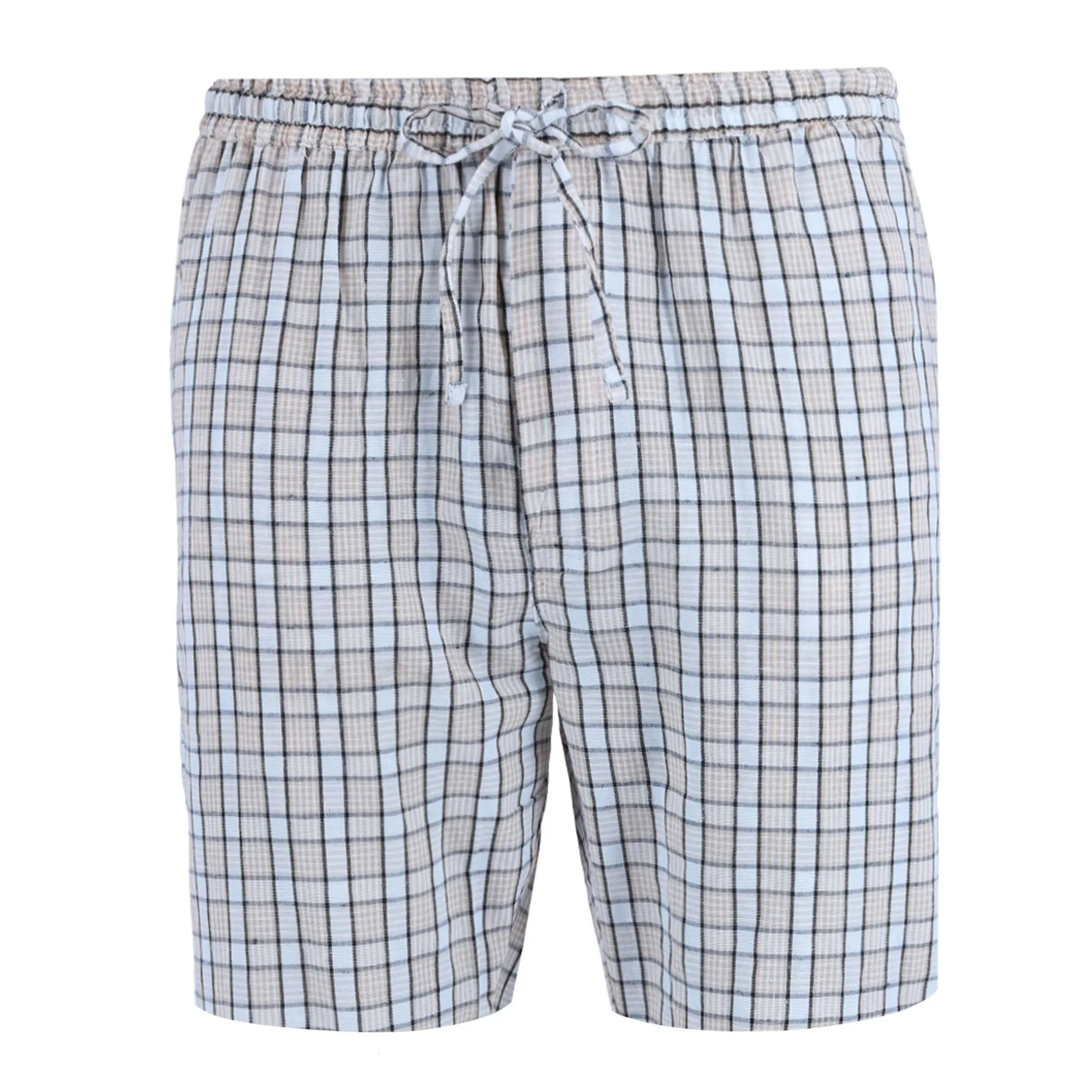 Men's Plaid Lounge Shorts
