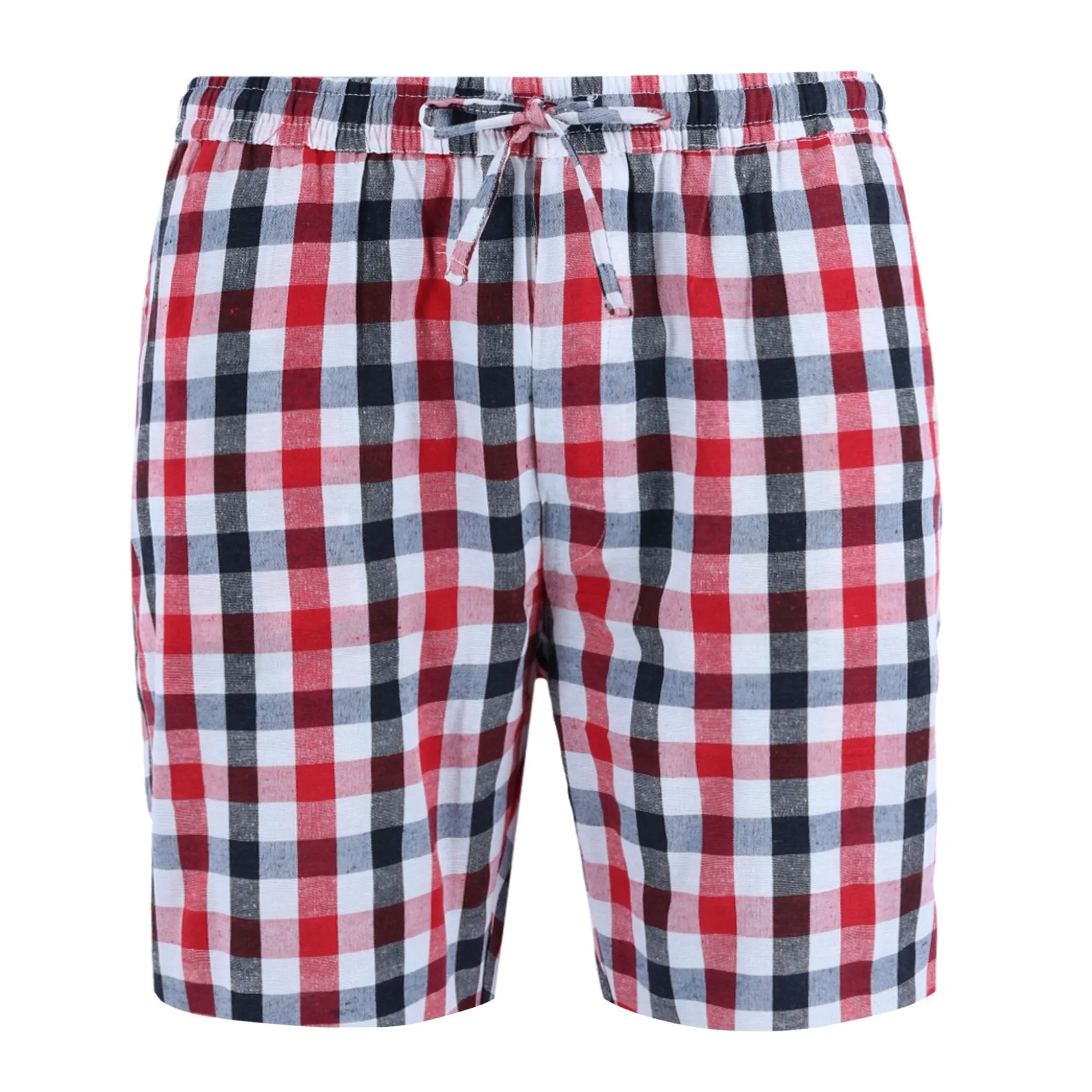 Men's Plaid Lounge Shorts