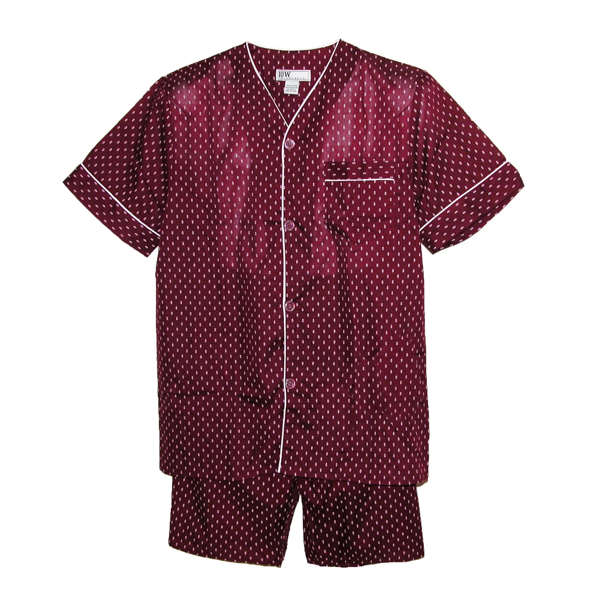 Men's Short Sleeve Short Leg Pajama Set